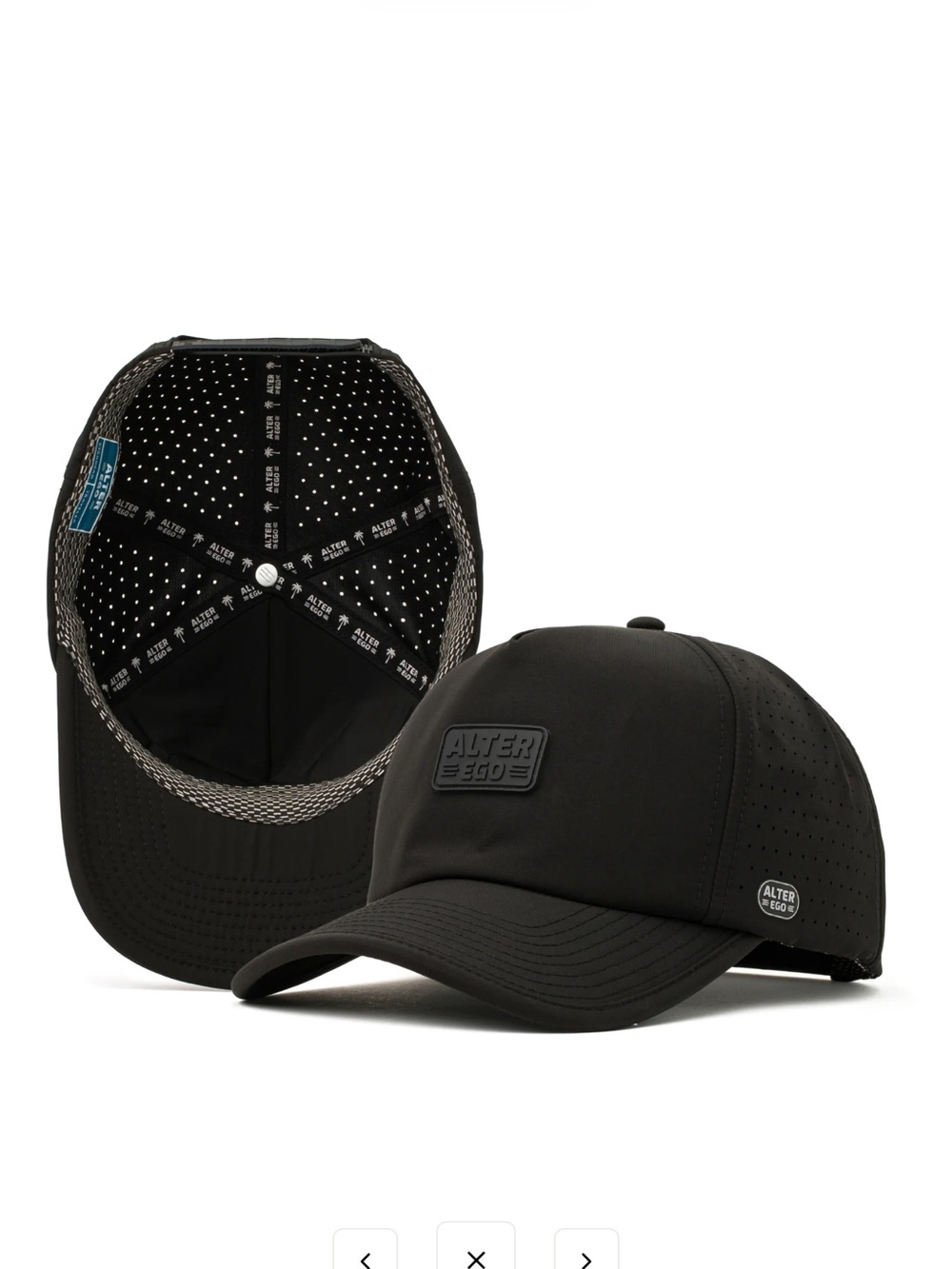 Alter Ego Traveler Pro Splash Men’s Black Signature Performance Cap XL